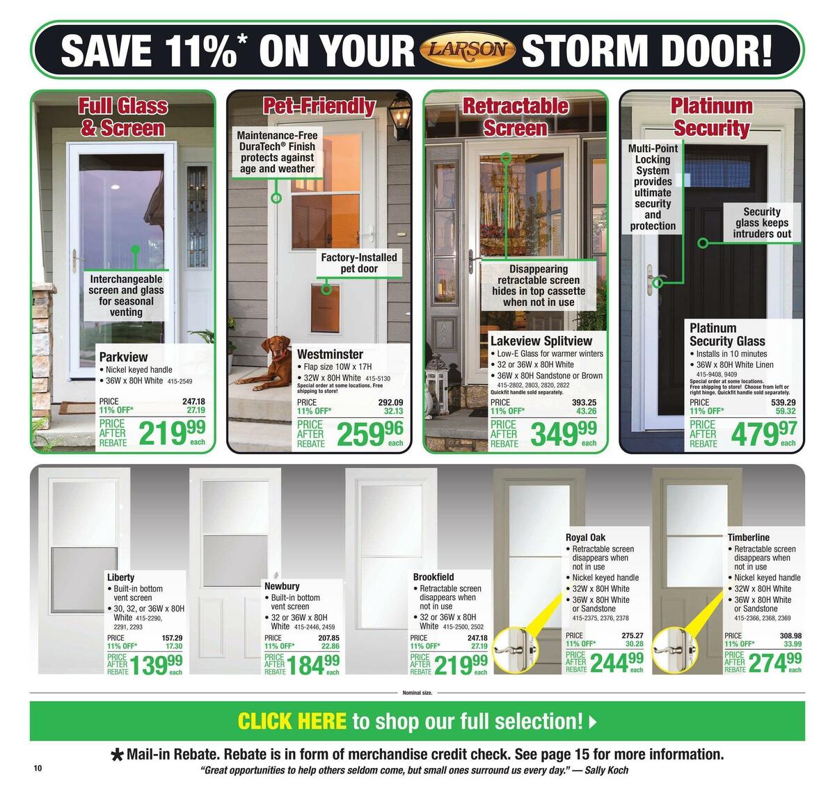 Menards Weekly Ad from September 7