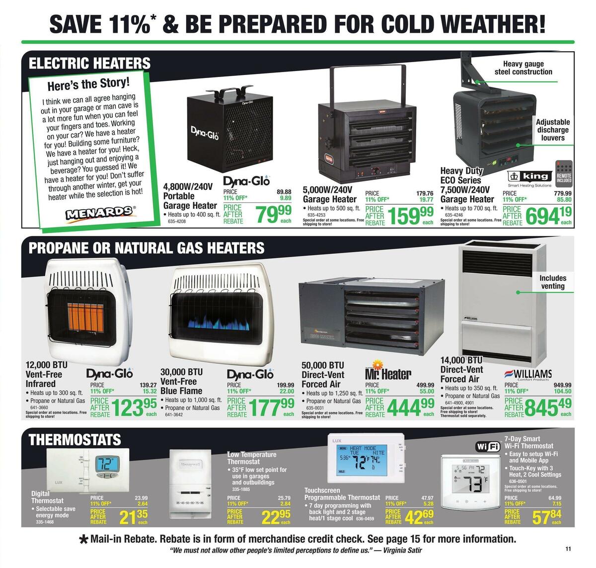 Menards Weekly Ad from September 7
