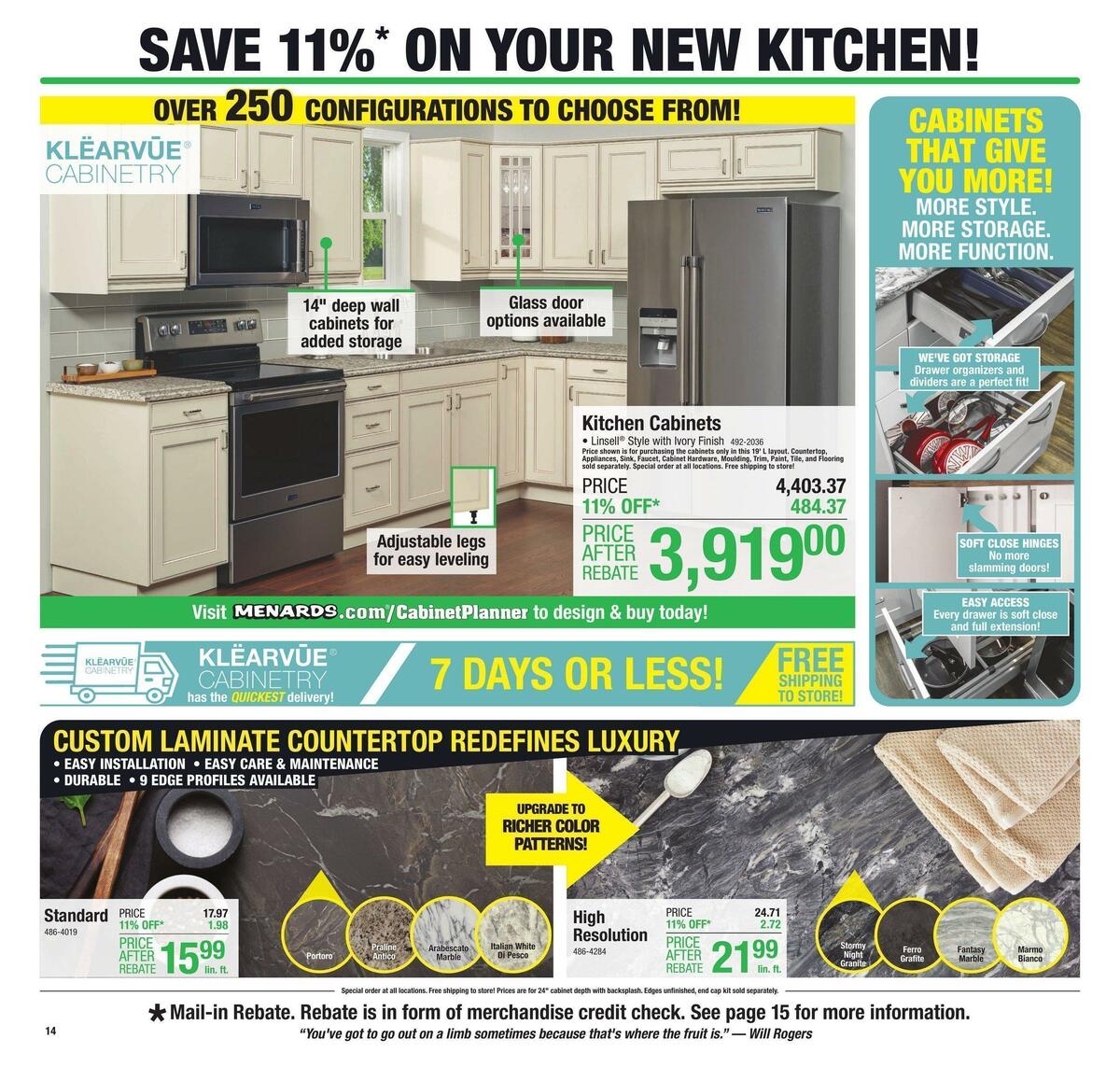 Menards Weekly Ad from September 7