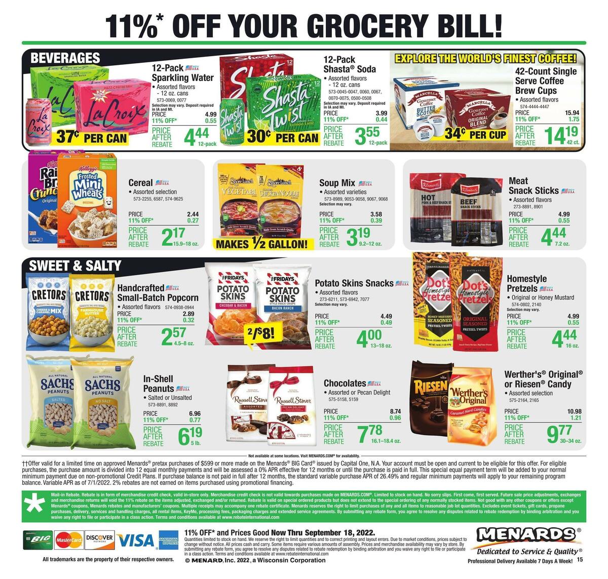 Menards Weekly Ad from September 7