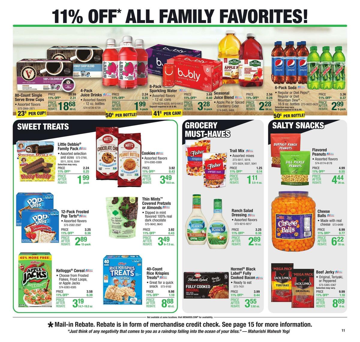 Menards Weekly Ad from September 14