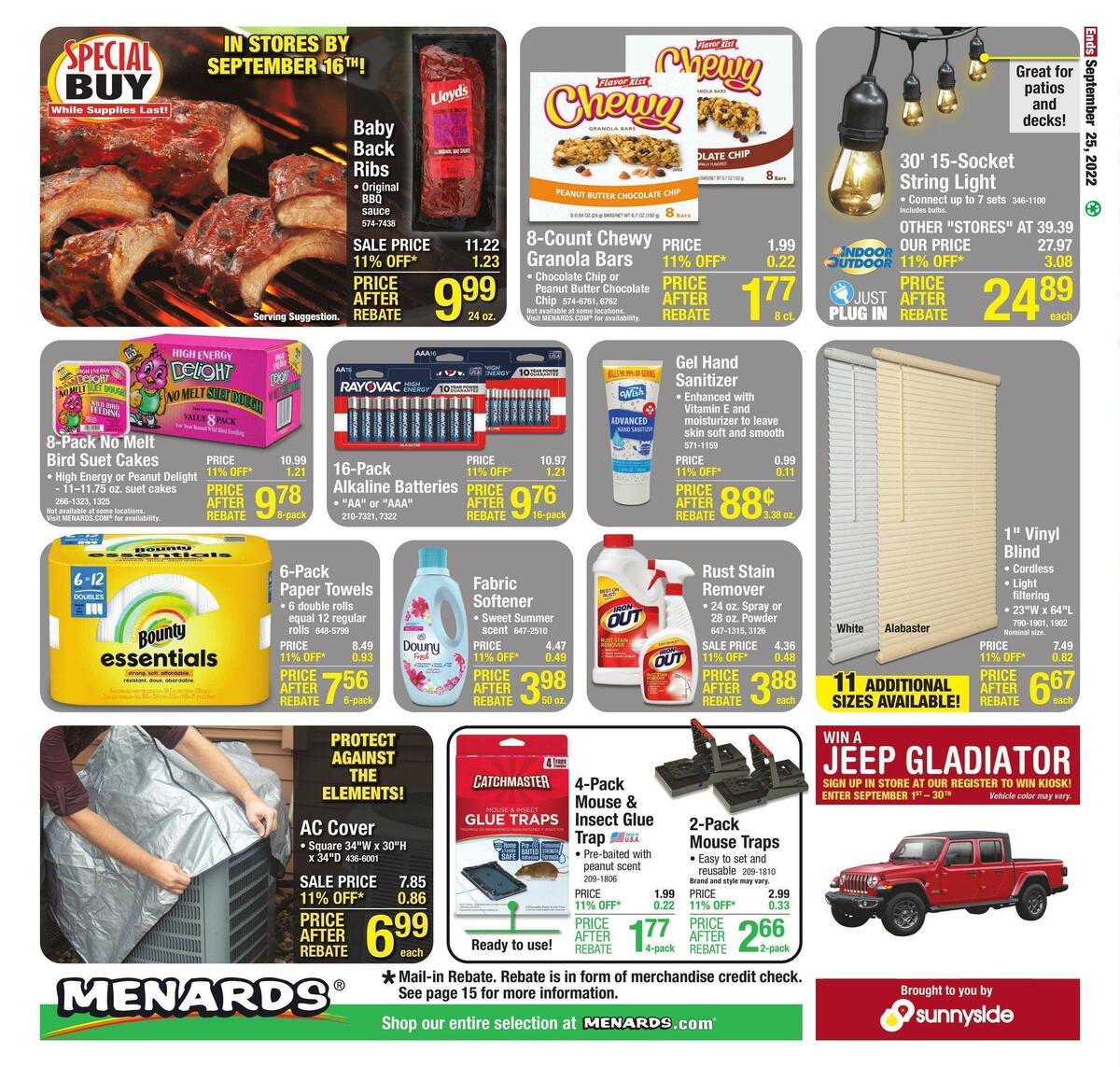 Menards Weekly Ad from September 14