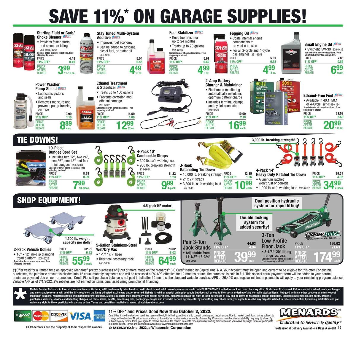 Menards Weekly Ad from September 21