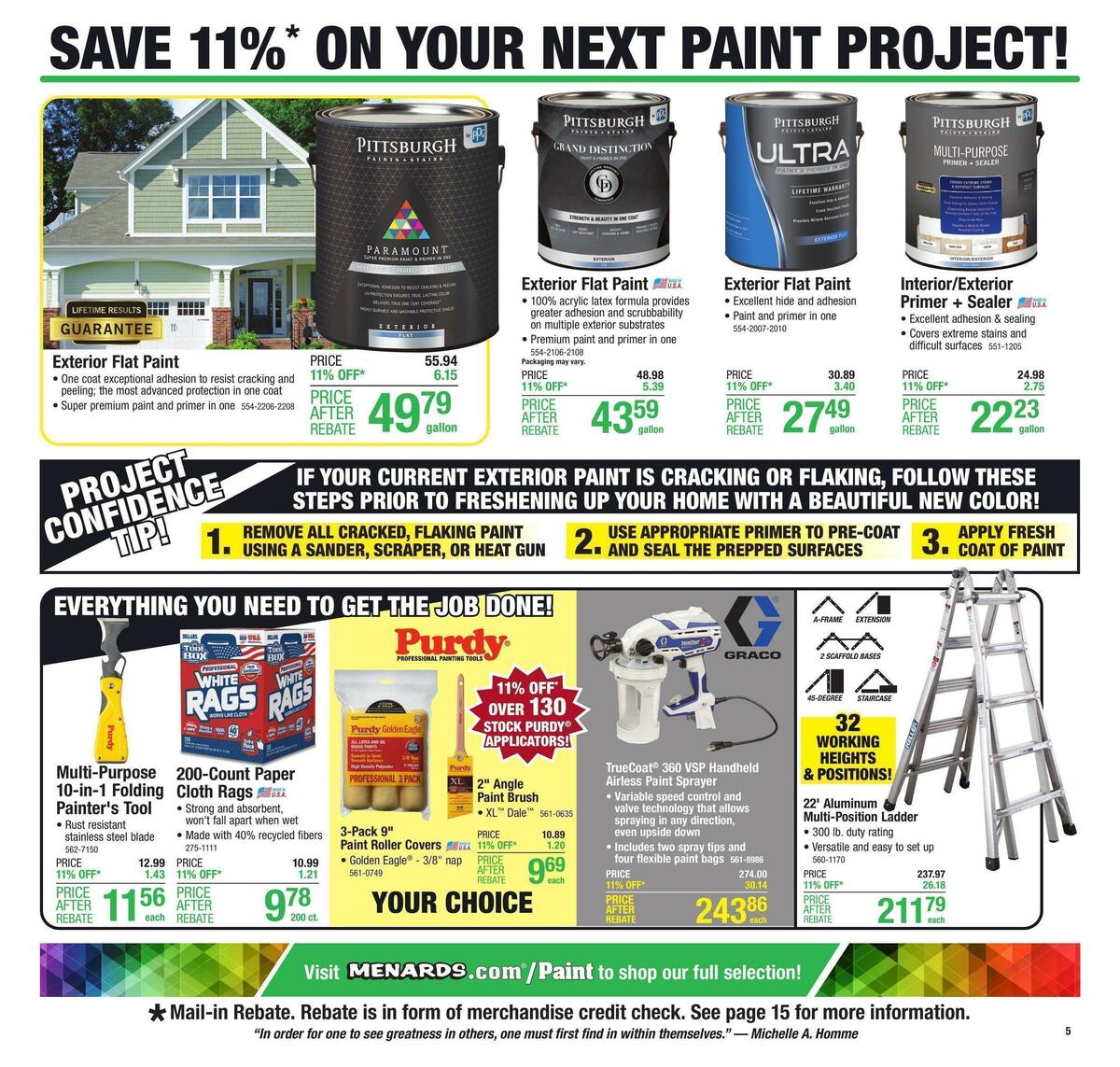 Menards Weekly Ad from September 21