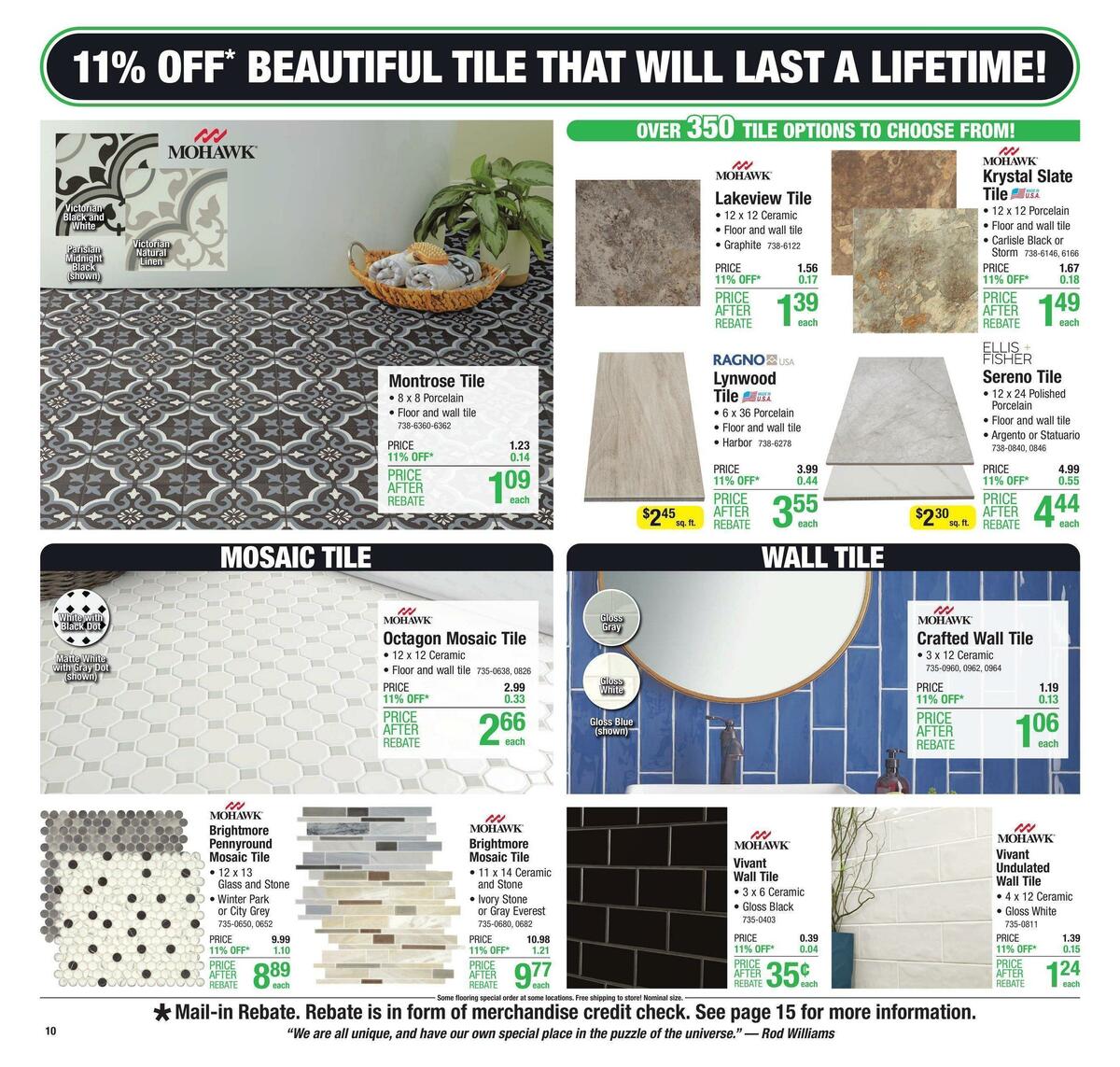 Menards Weekly Ad from September 28