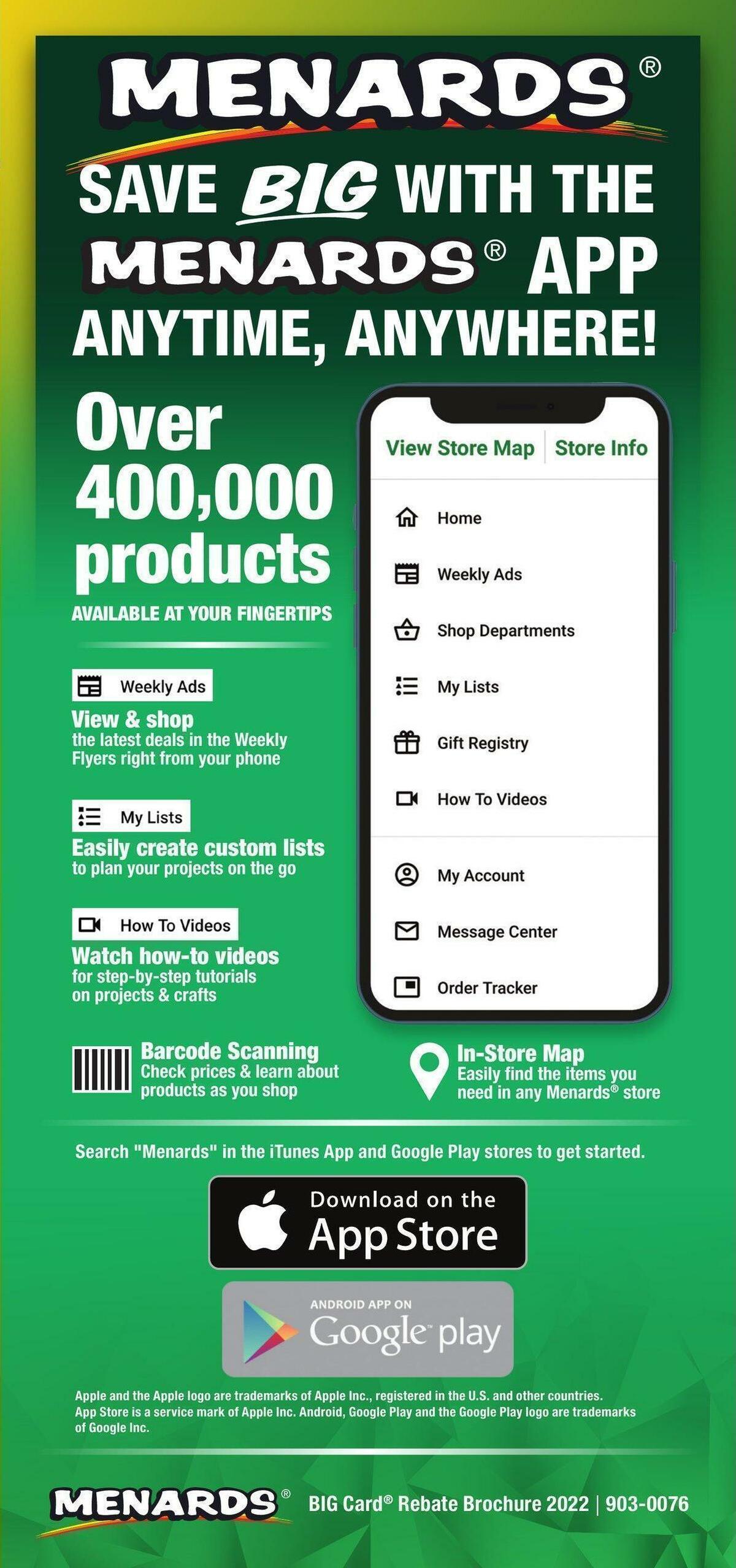 Menards Weekly Ad from September 28