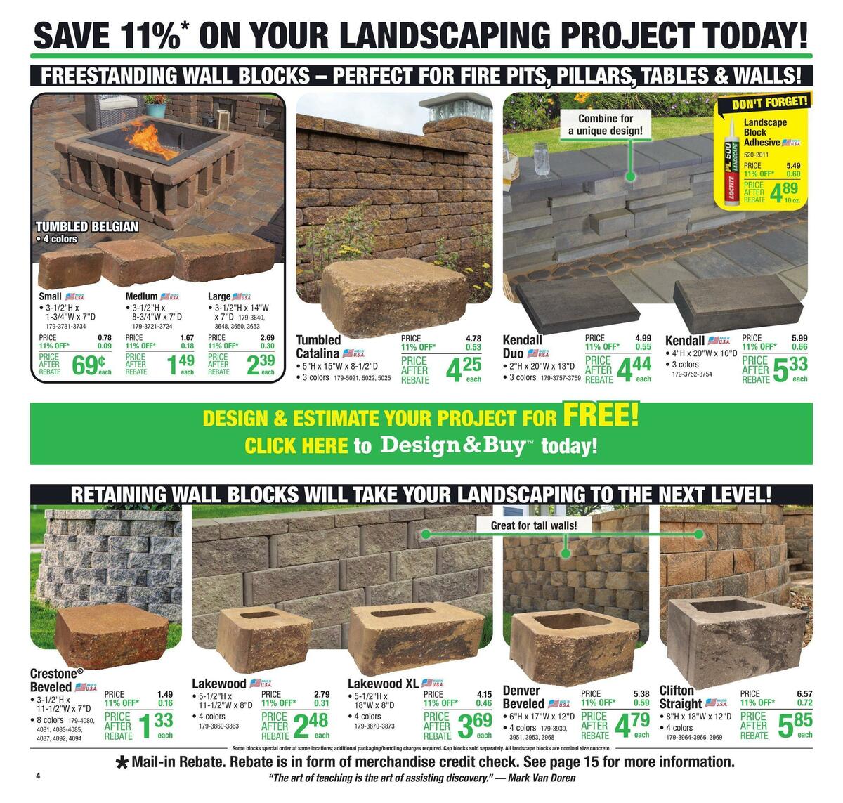 Menards Weekly Ad from September 28
