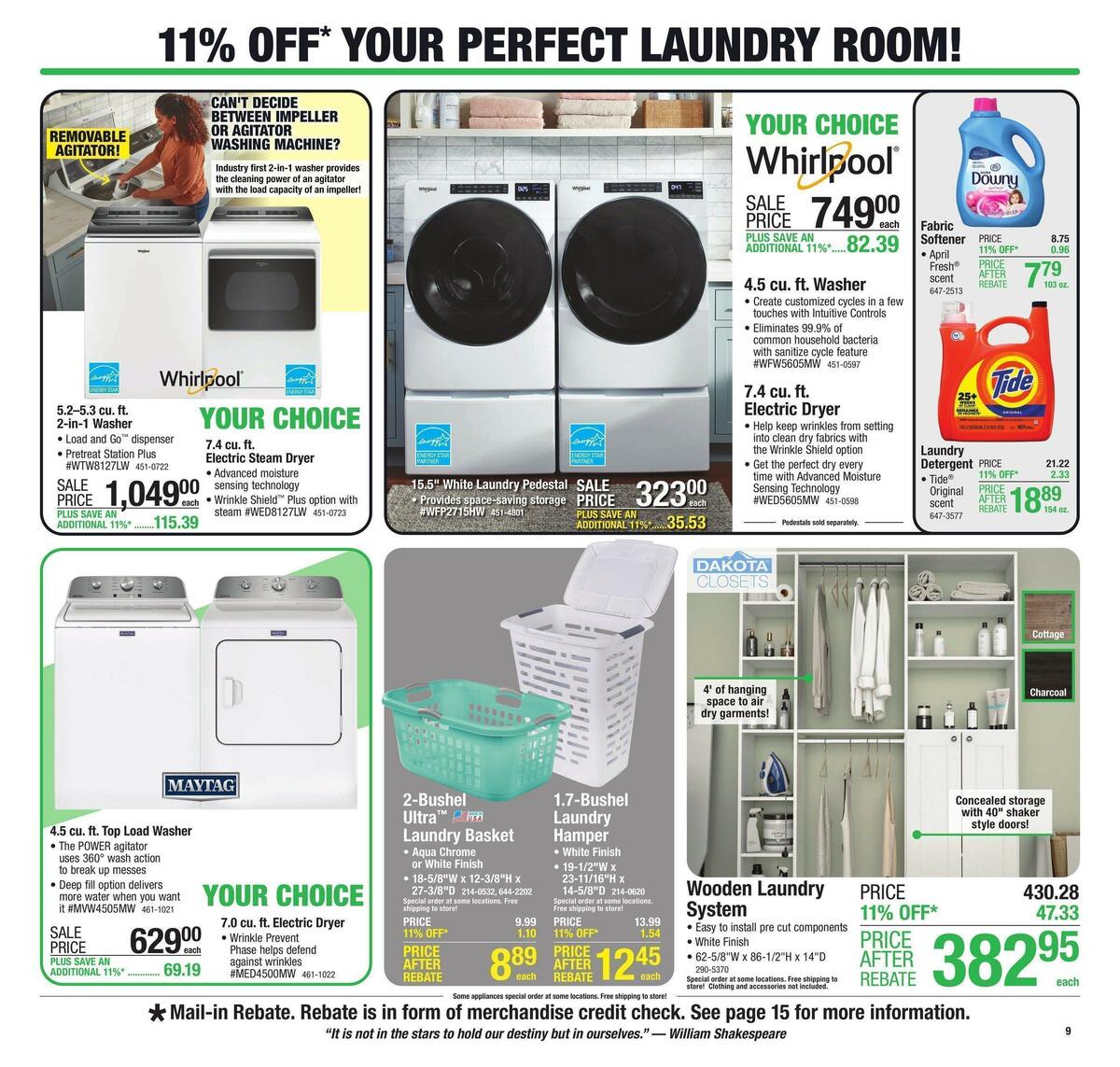 Menards Weekly Ad from October 5