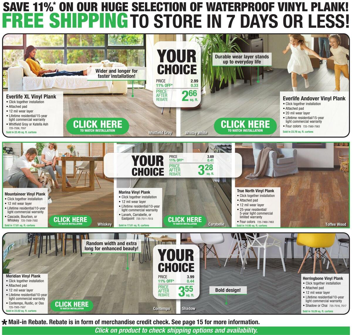 Menards Weekly Ad from October 5