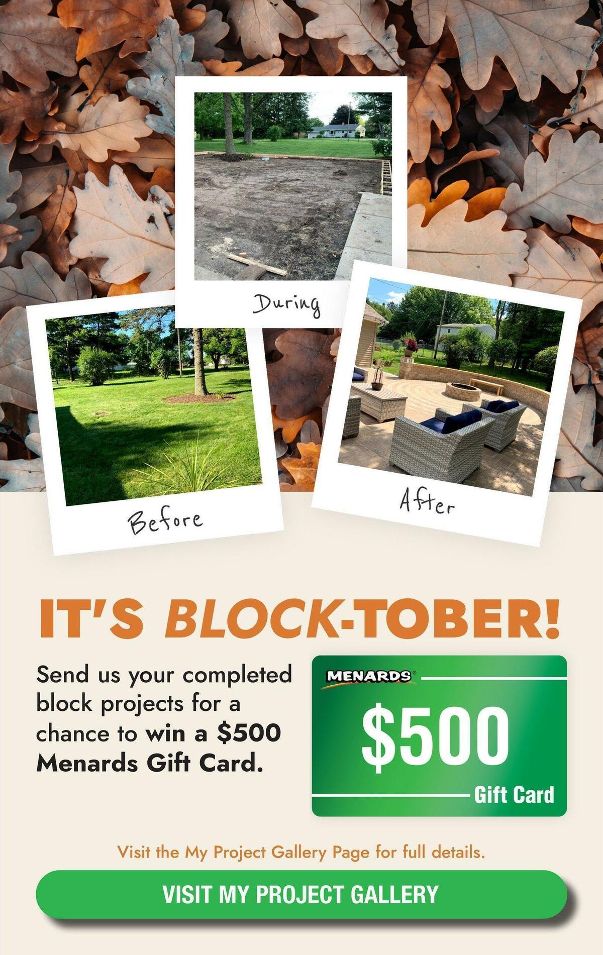 Menards Weekly Ad from October 5