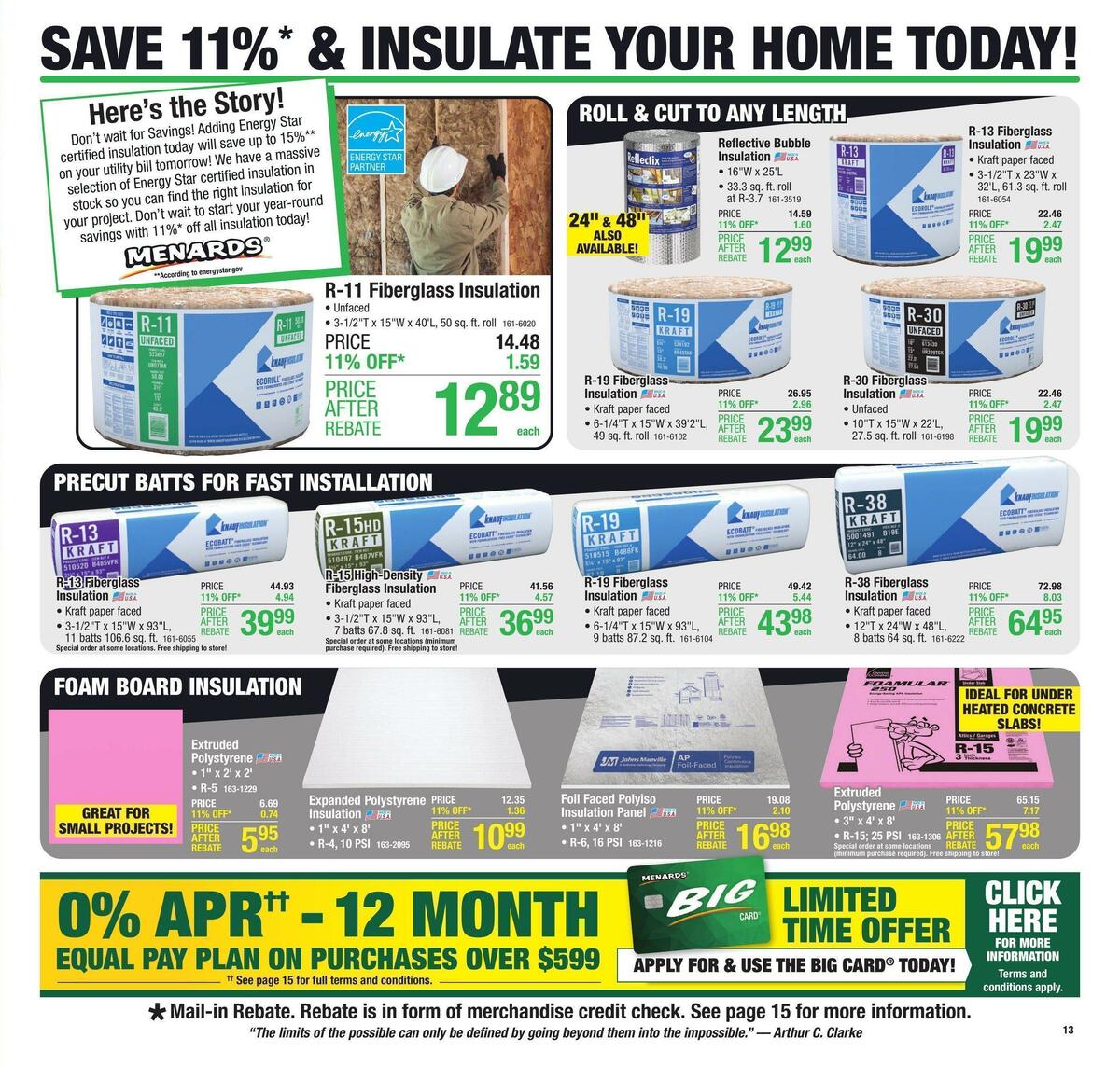 Menards Weekly Ad from October 5