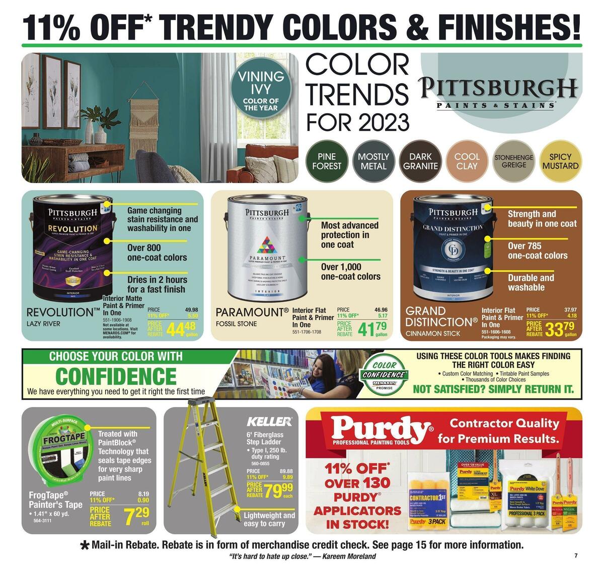 Menards Weekly Ad from October 5
