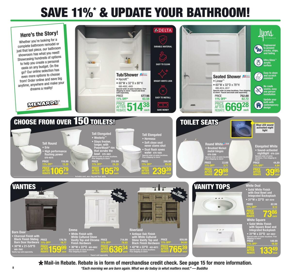 Menards Weekly Ad from October 5