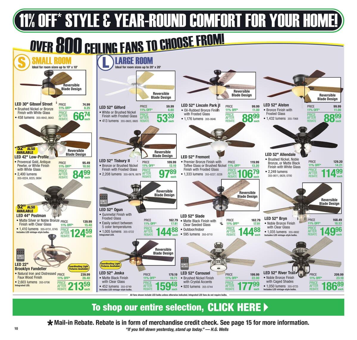 Menards Weekly Ad from October 12