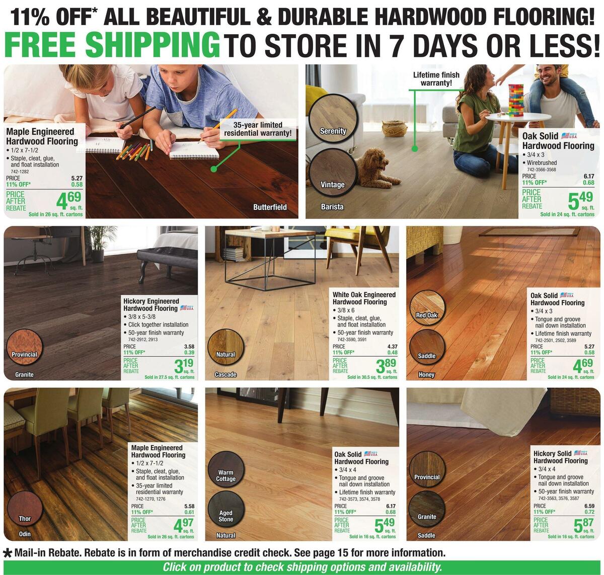 Menards Weekly Ad from October 12