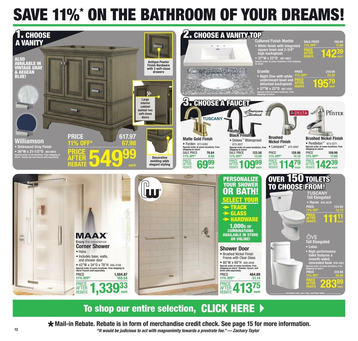 Menards Weekly Ad from October 12
