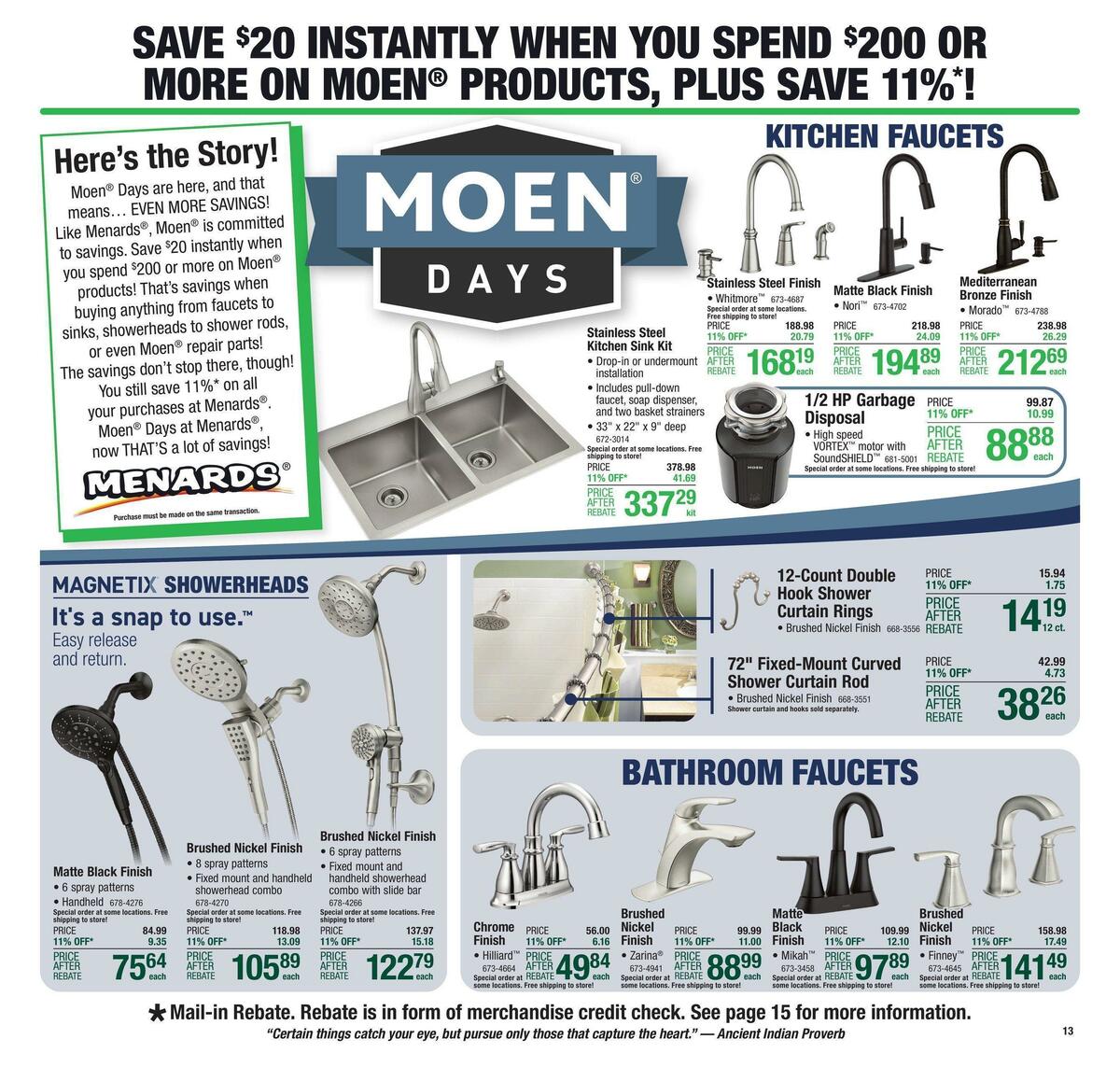 Menards Weekly Ad from October 12