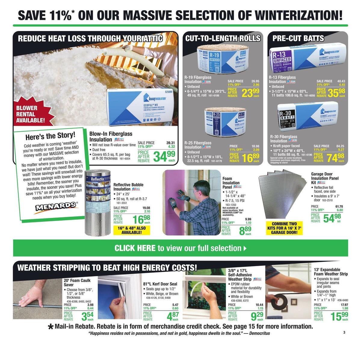 Menards Weekly Ad from October 12