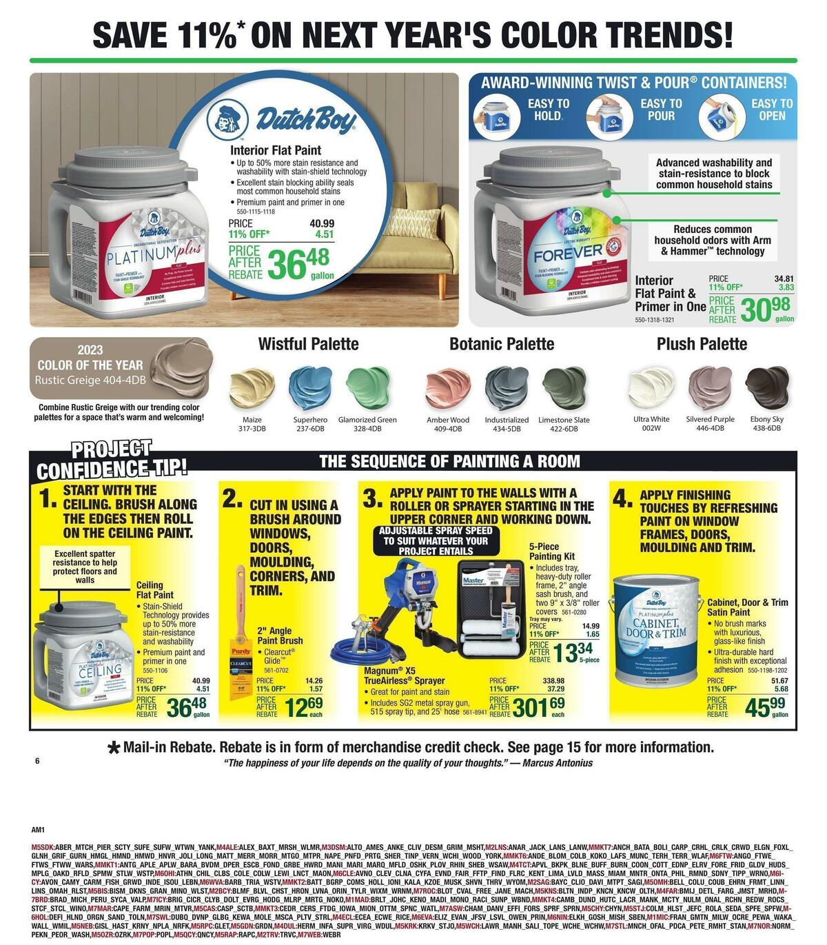 Menards Weekly Ad from October 12