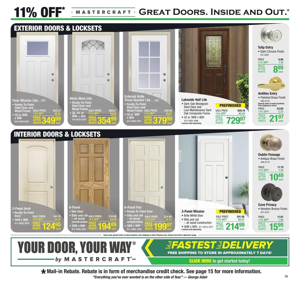 Menards Weekly Ad from October 20