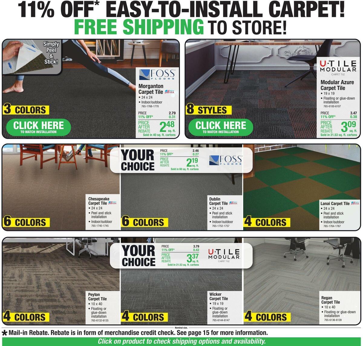 Menards Weekly Ad from October 20