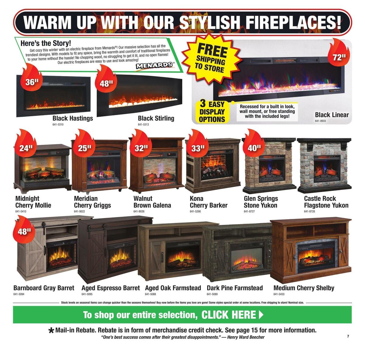 Menards Weekly Ad from October 20