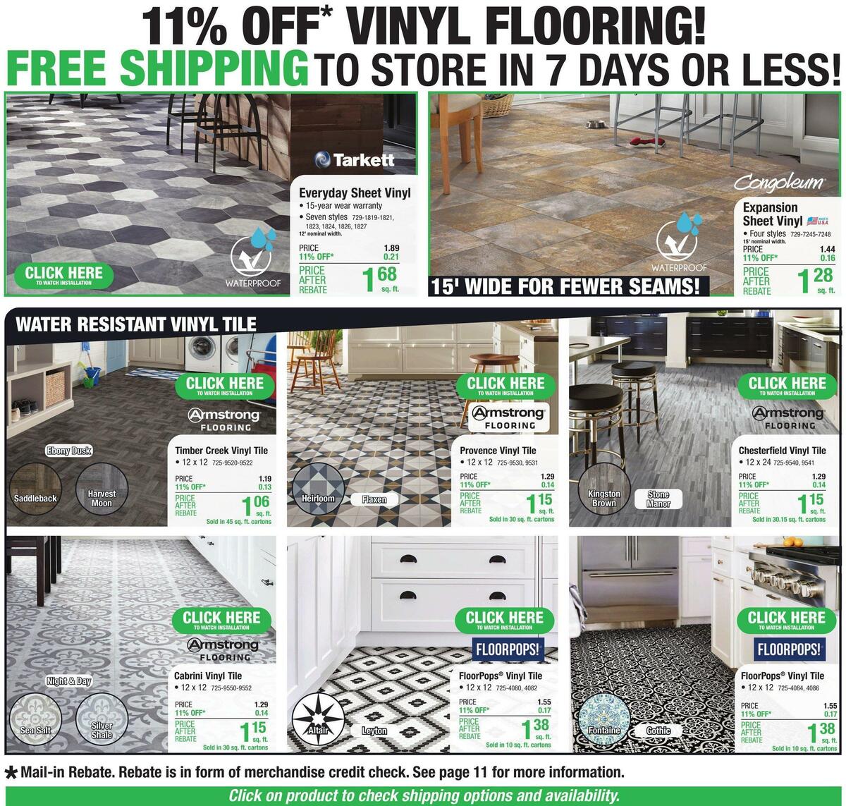 Menards Weekly Ad from October 26