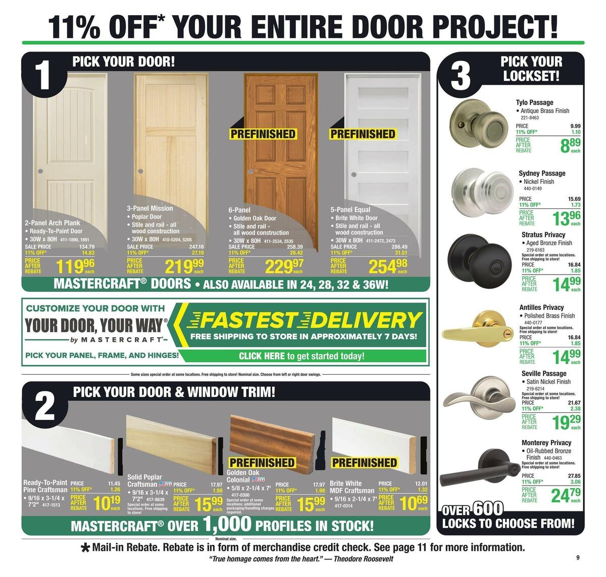 Menards Weekly Ad from October 26