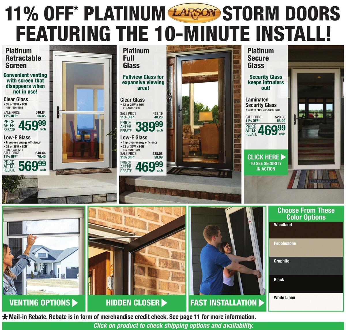Menards Weekly Ad from October 26
