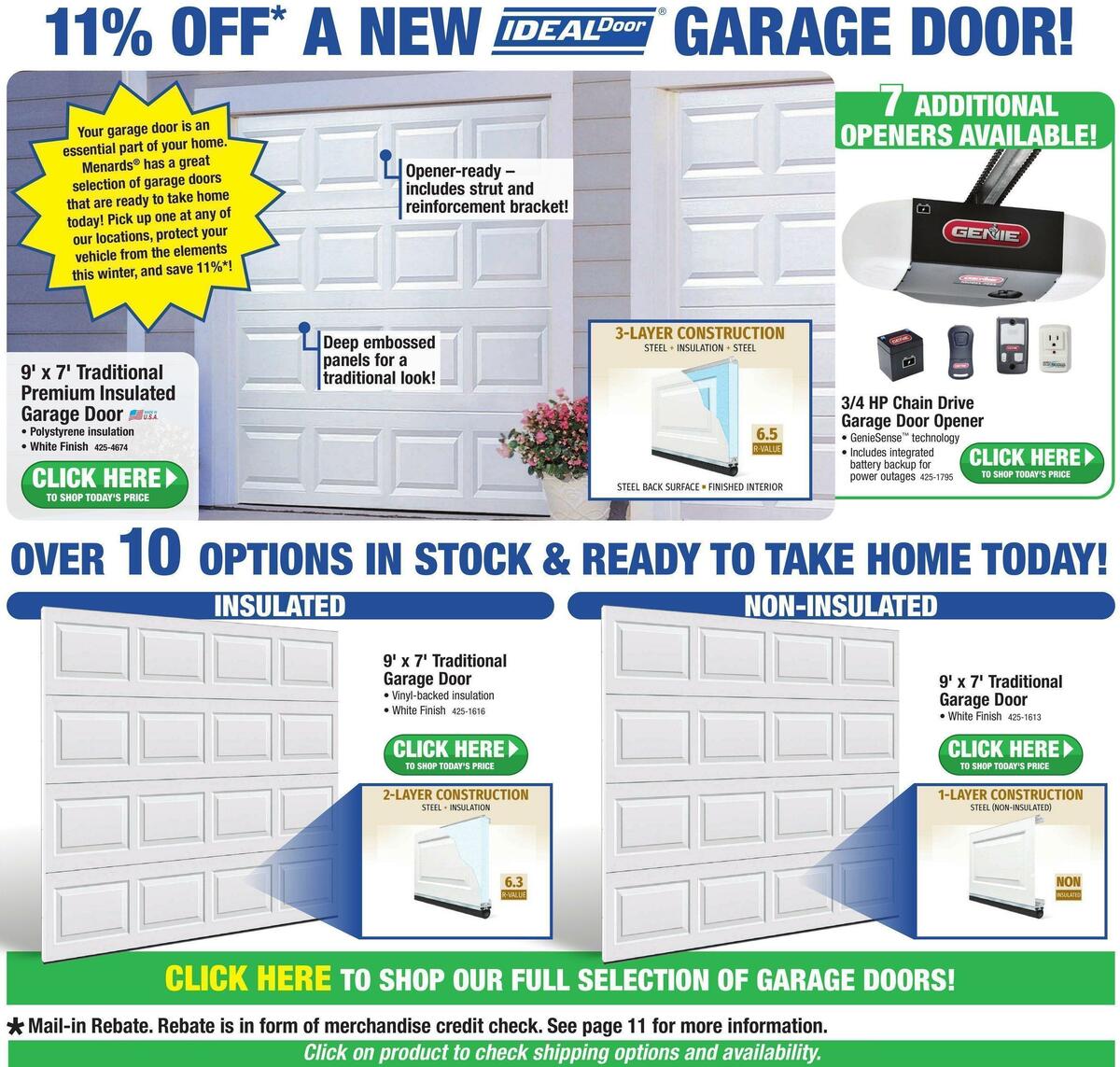 Menards Weekly Ad from October 26
