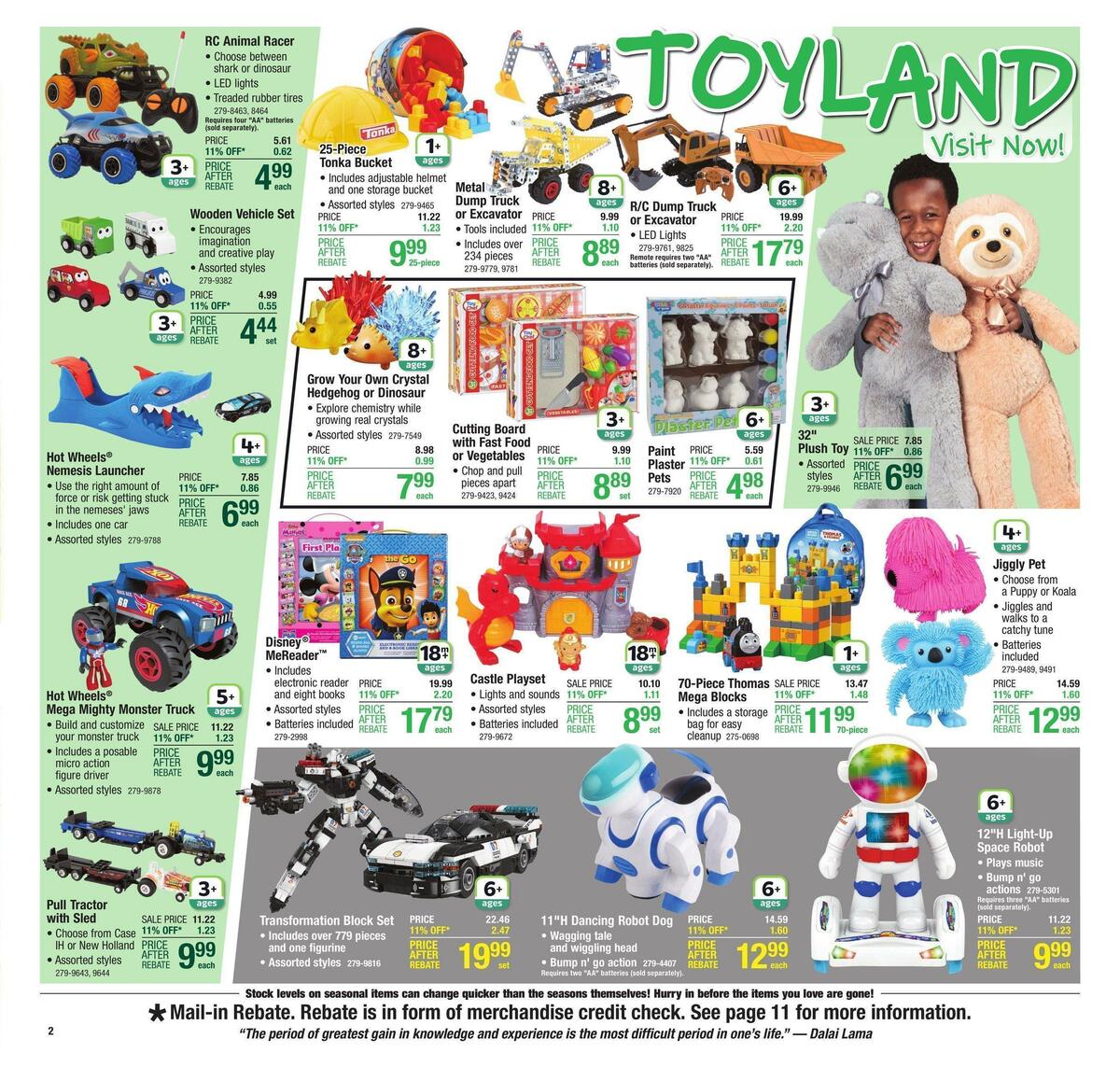 Menards Weekly Ad from October 26