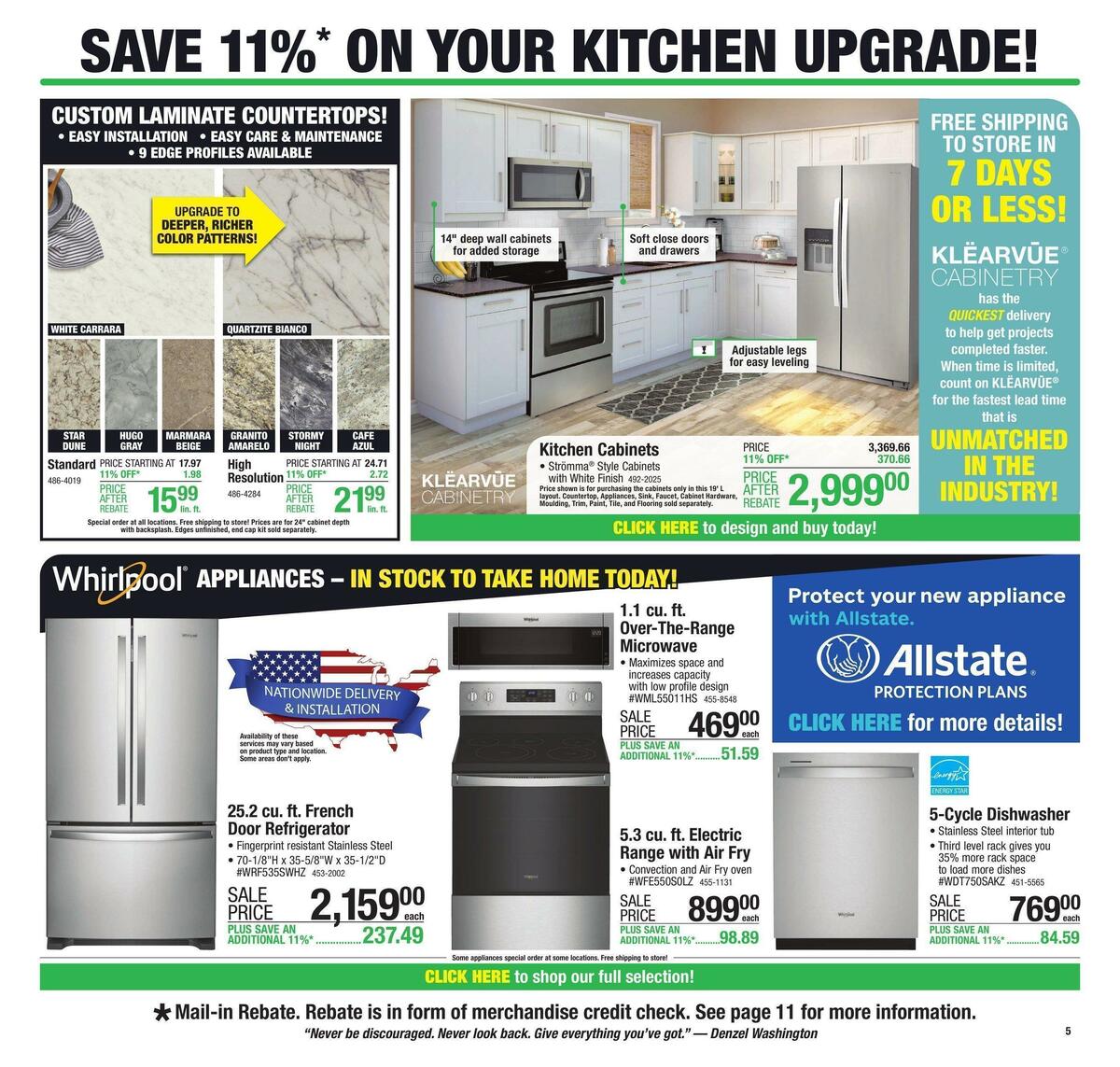 Menards Weekly Ad from October 26