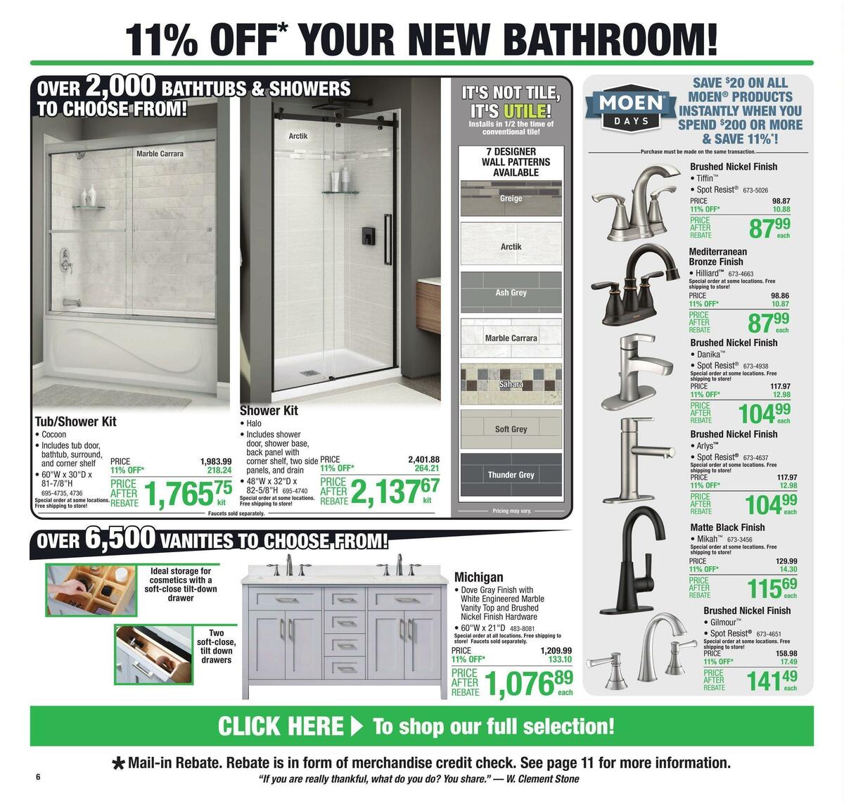 Menards Weekly Ad from October 26