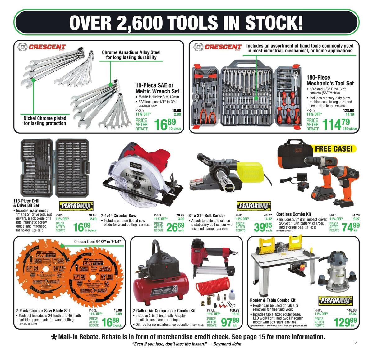Menards Weekly Ad from November 2