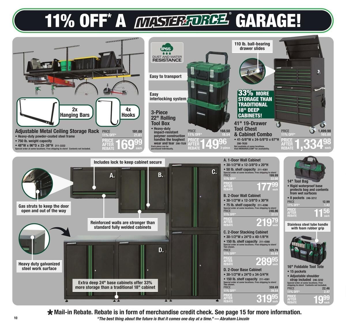 Menards Weekly Ad from November 2