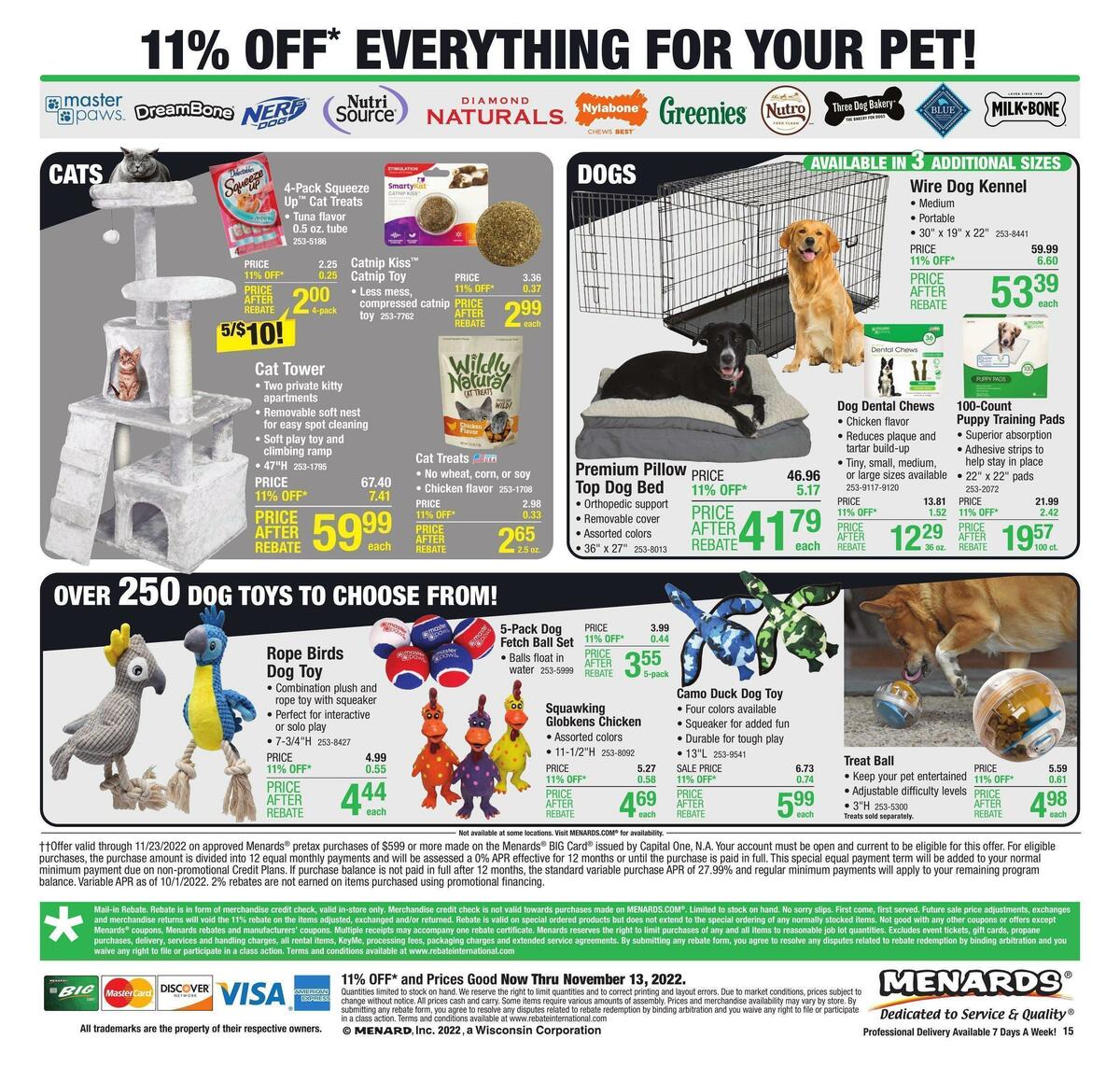 Menards Weekly Ad from November 2