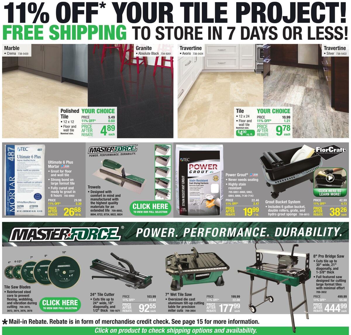 Menards Weekly Ad from November 2