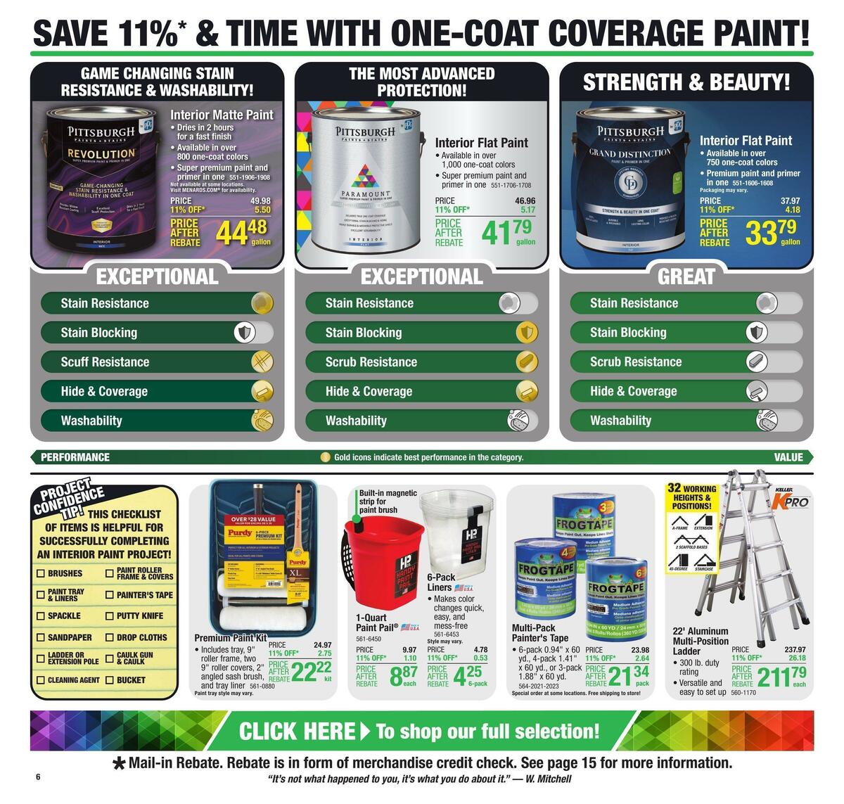 Menards Weekly Ad from November 2