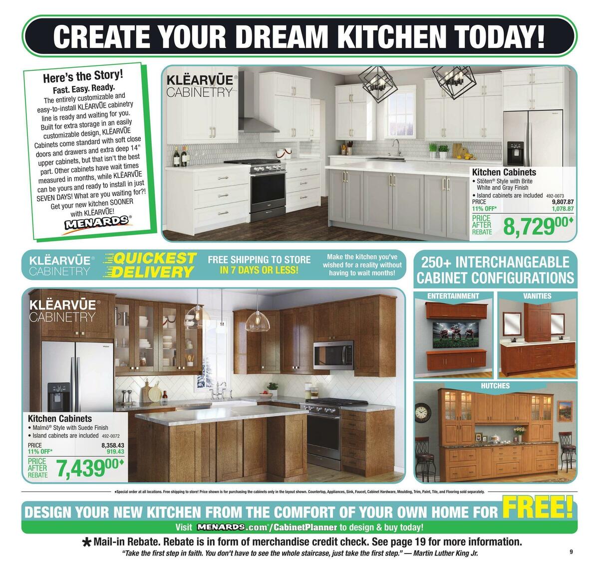 Menards Weekly Ad from November 9