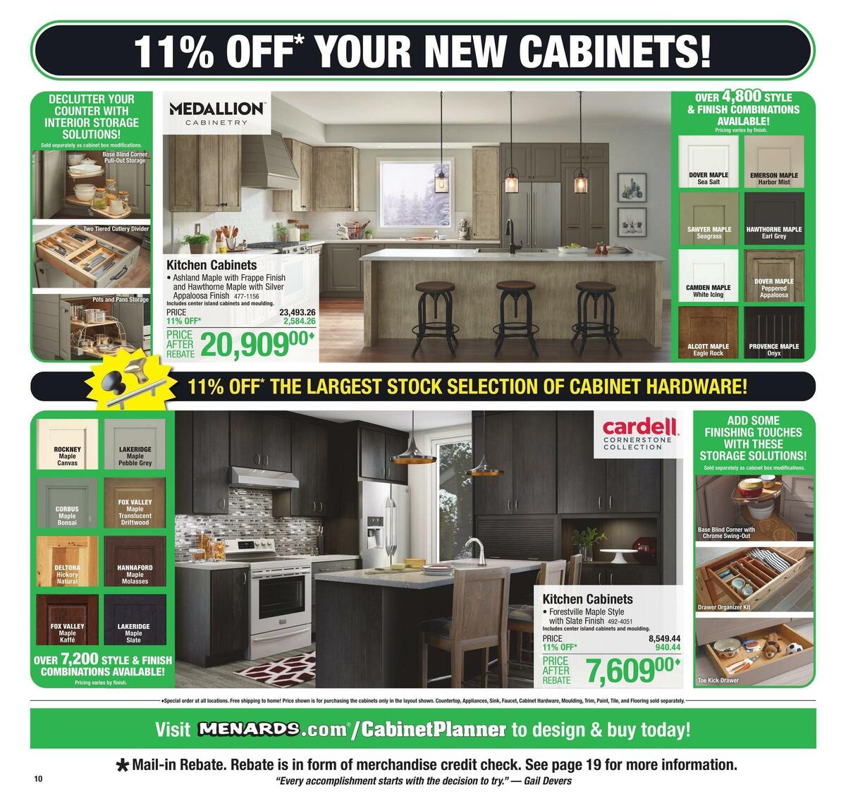 Menards Weekly Ad from November 9