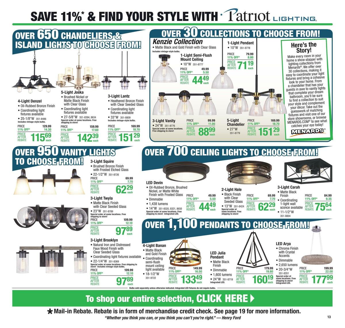 Menards Weekly Ad from November 9