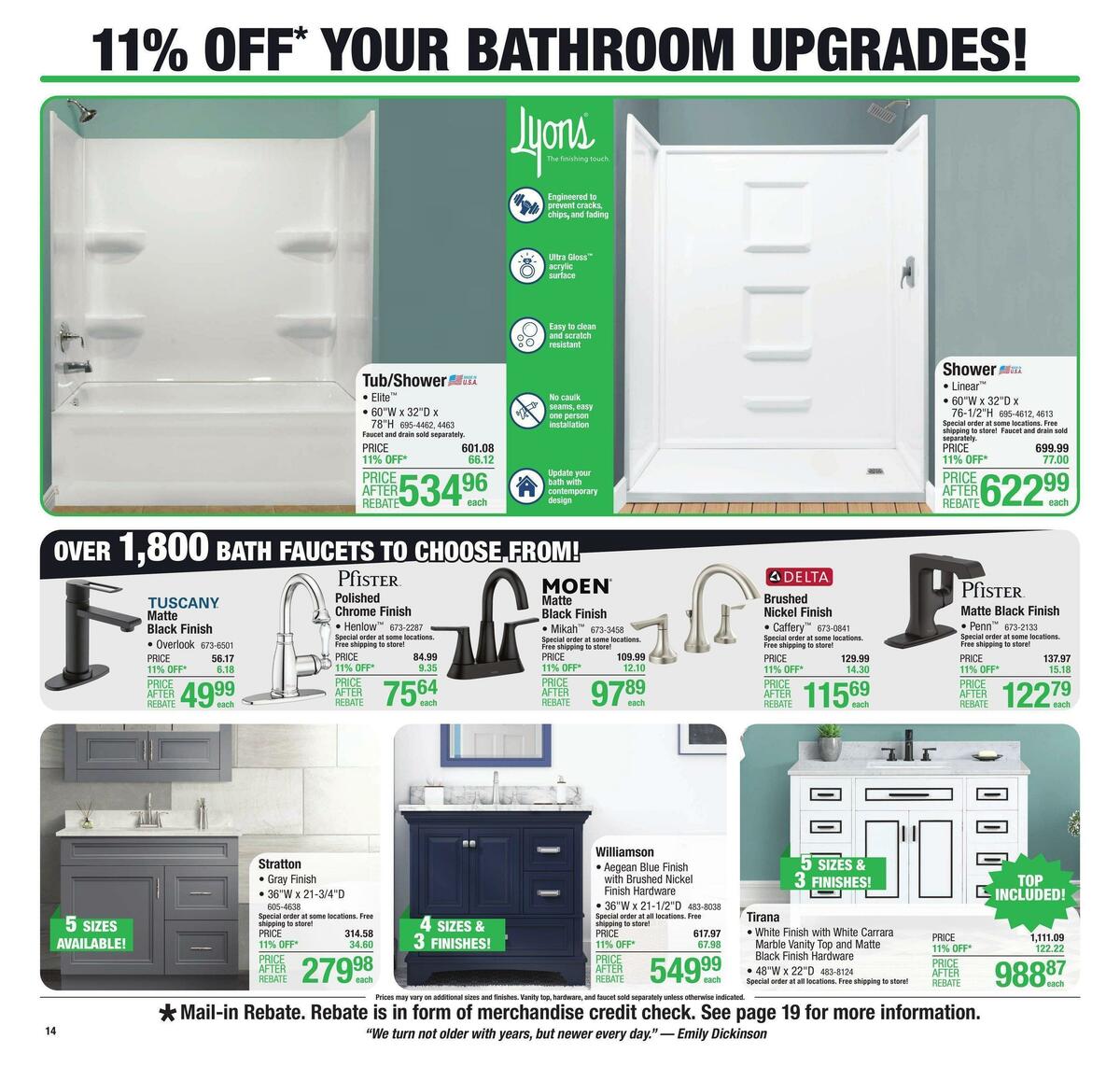 Menards Weekly Ad from November 9