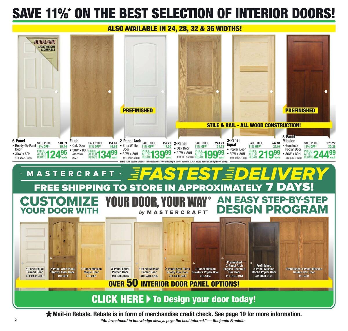 Menards Weekly Ad from November 9