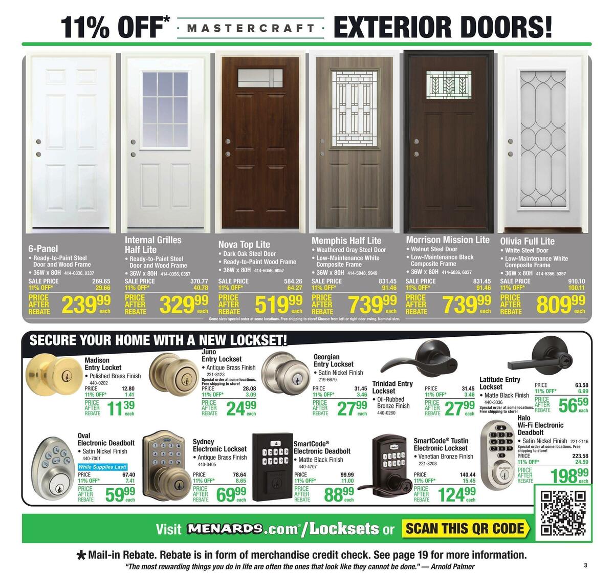 Menards Weekly Ad from November 9