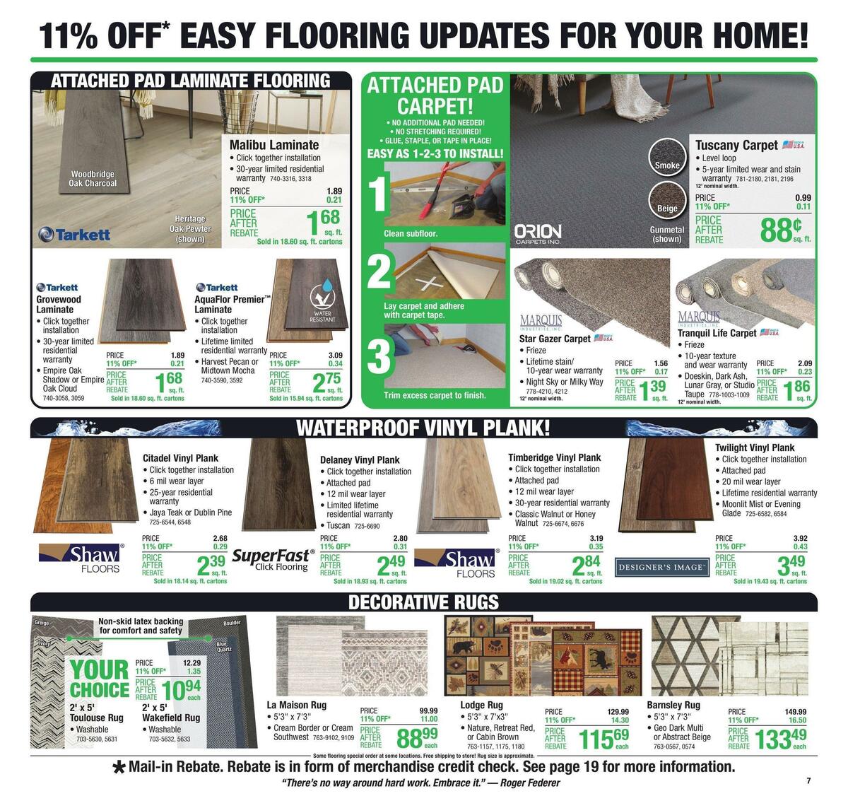 Menards Weekly Ad from November 9