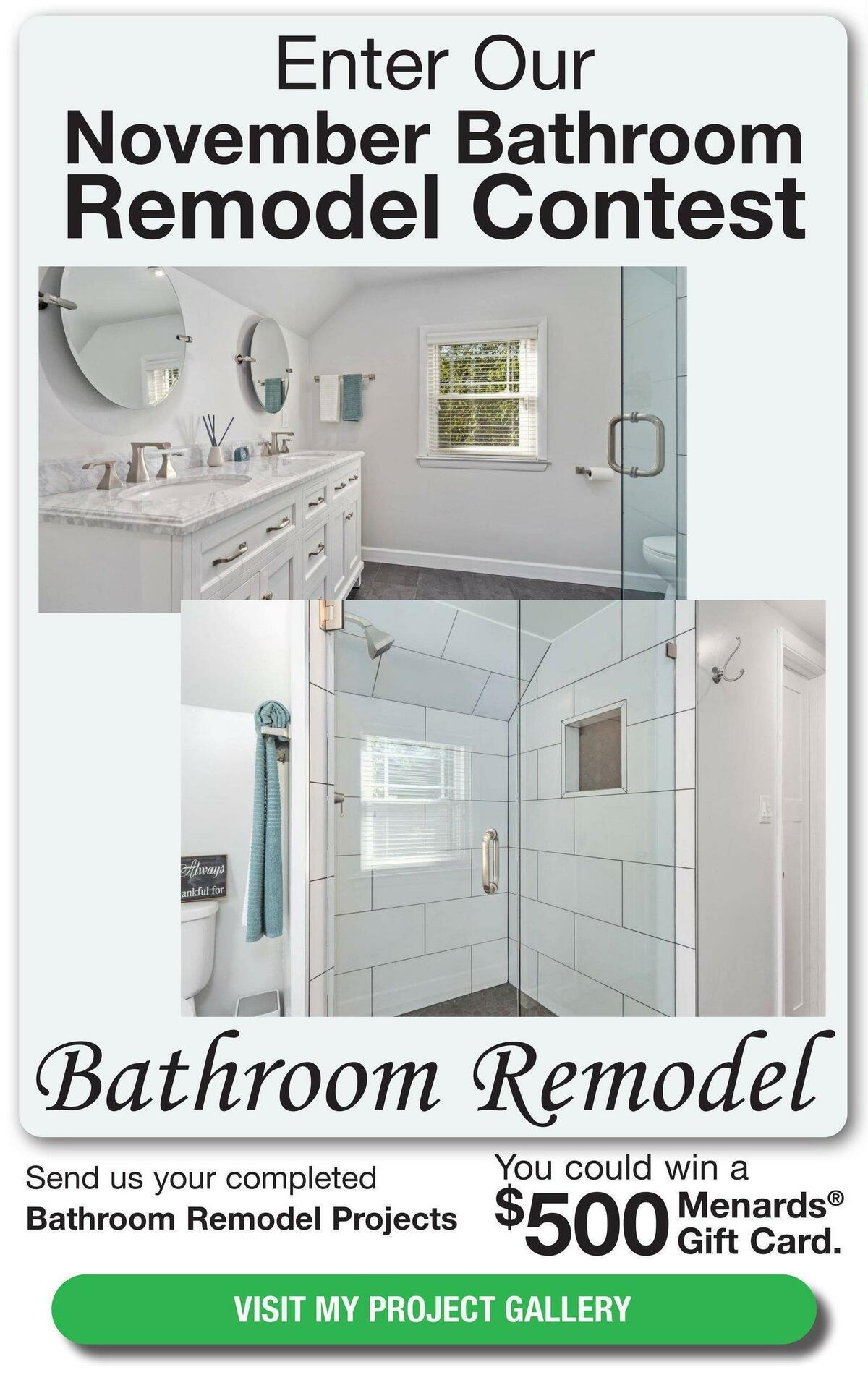 Menards Weekly Ad from November 16