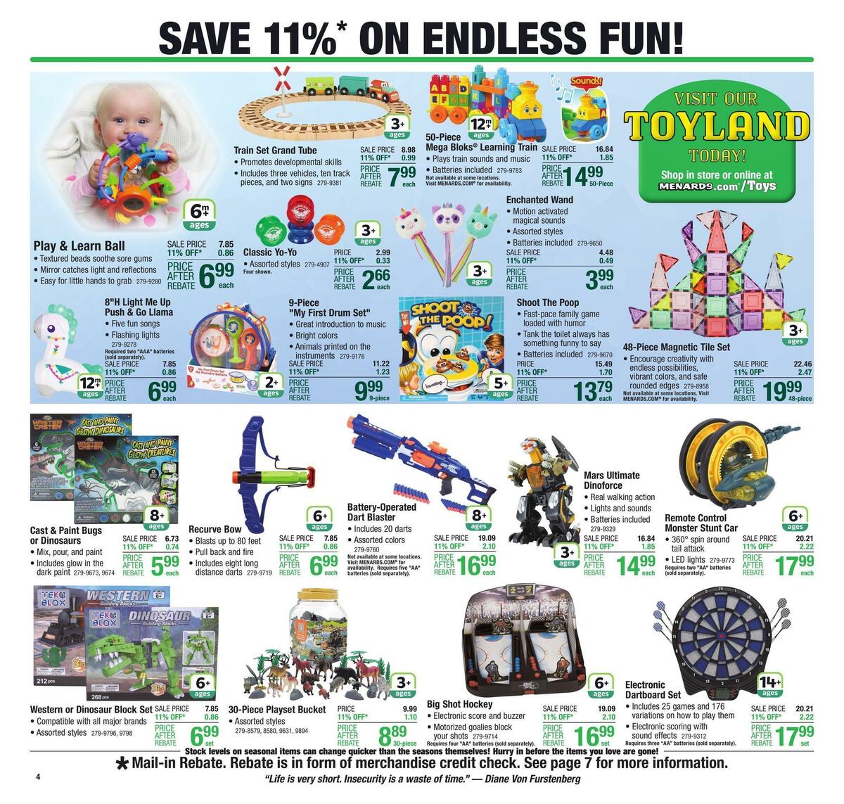 Menards Weekly Ad from November 16