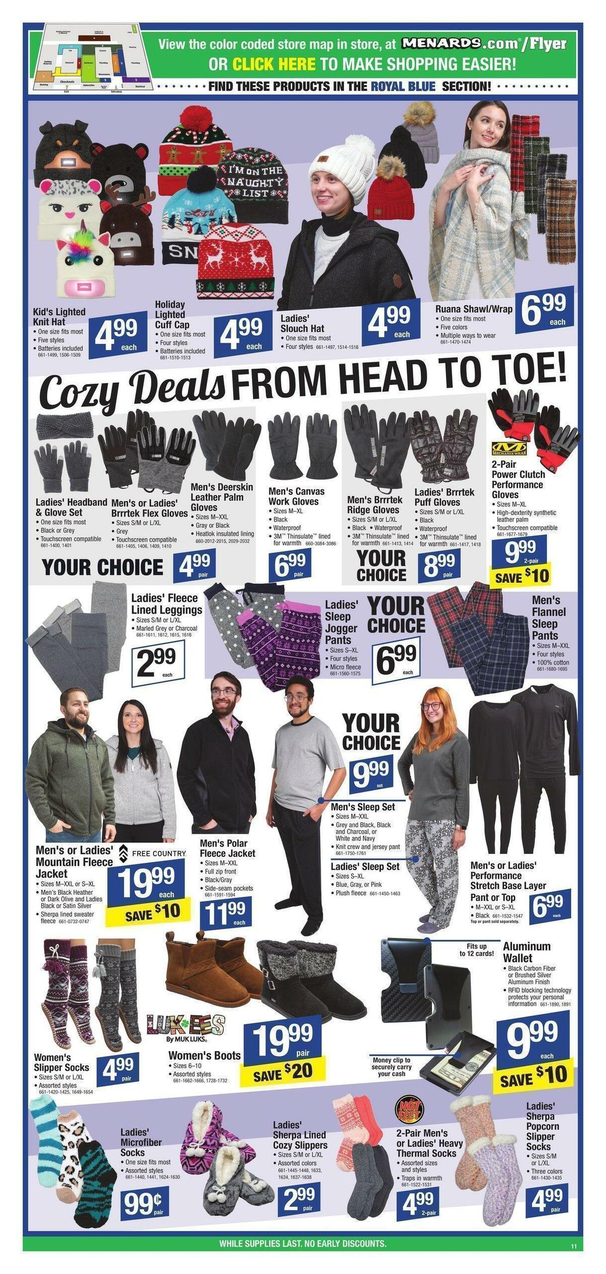 Menards Black Friday Sale Weekly Ad from November 25