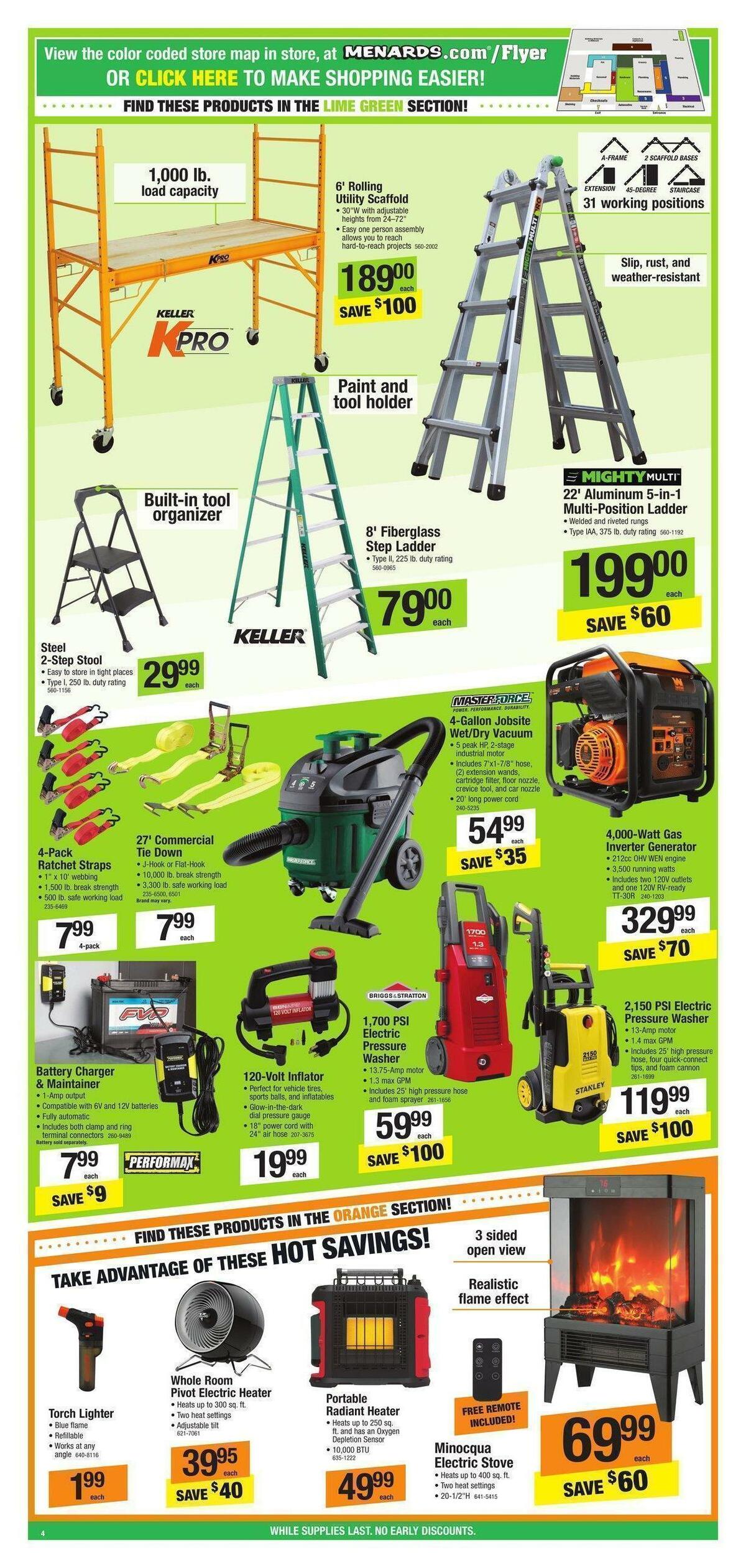 Menards Black Friday Sale Weekly Ad from November 25