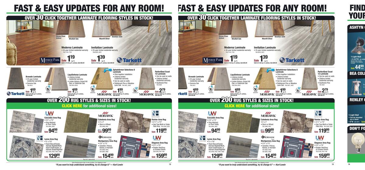 Menards Weekly Ad from November 29
